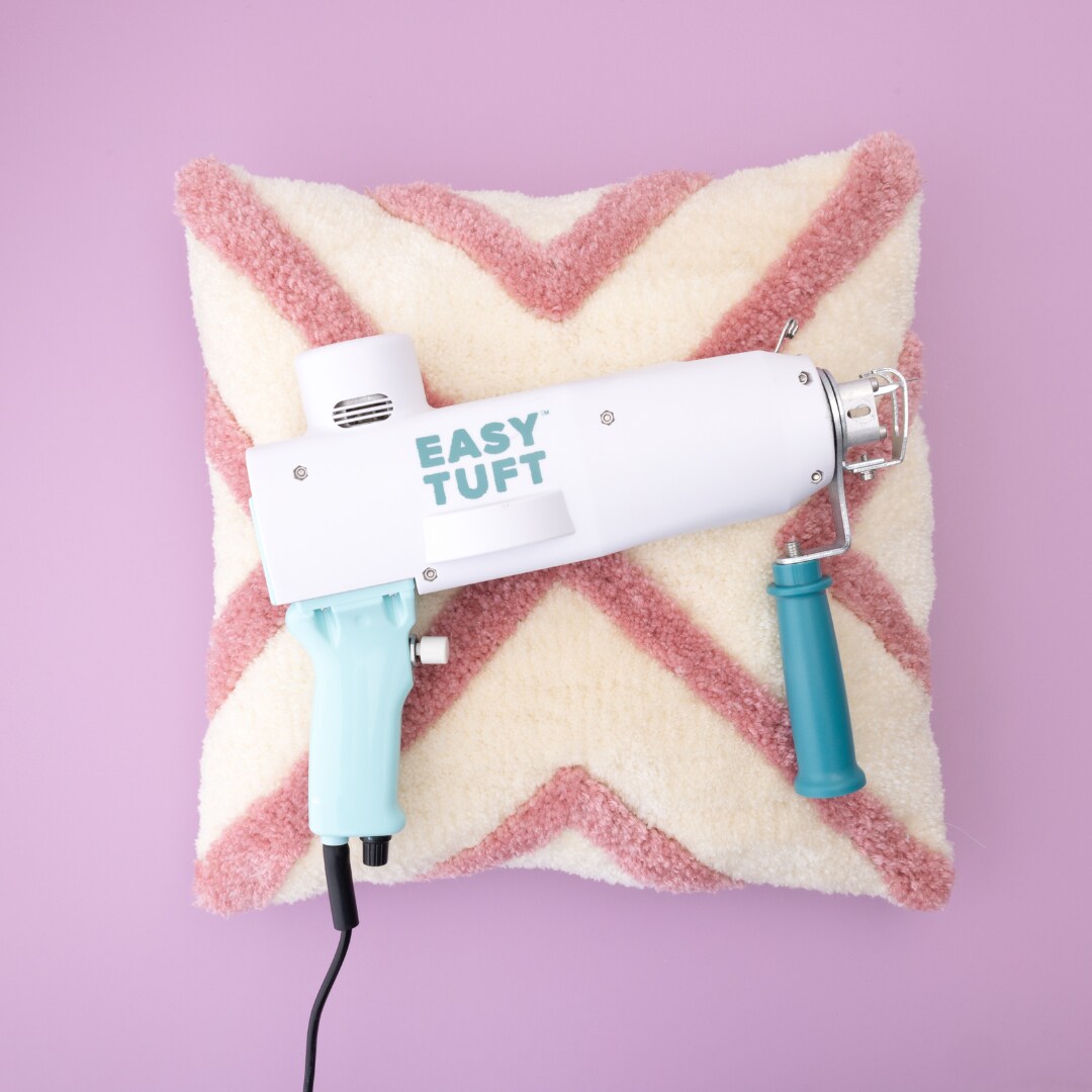 Throw Pillows with the Easy™ Tuft Rug Tufting Tool